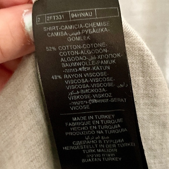 REVOLVE x Tom Ford Button down shirt Longsleeve Light Gray/Greige Minimalist 43 - Picture 12 of 13